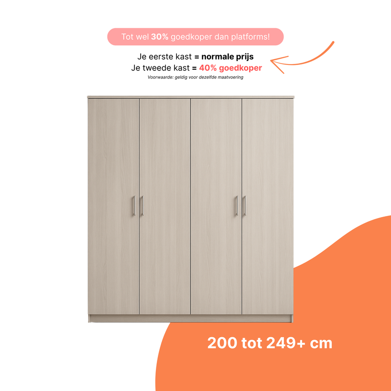 IKEA PAX kast — 4+ elementen all-in montage