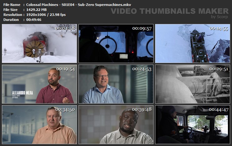 Colossal Machines - S01E04 - Sub-Zero Supermachines.mkv