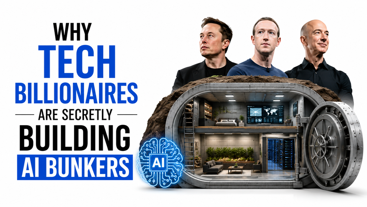 Why Tech Billionaires Are Secretly Building AI Bunkers