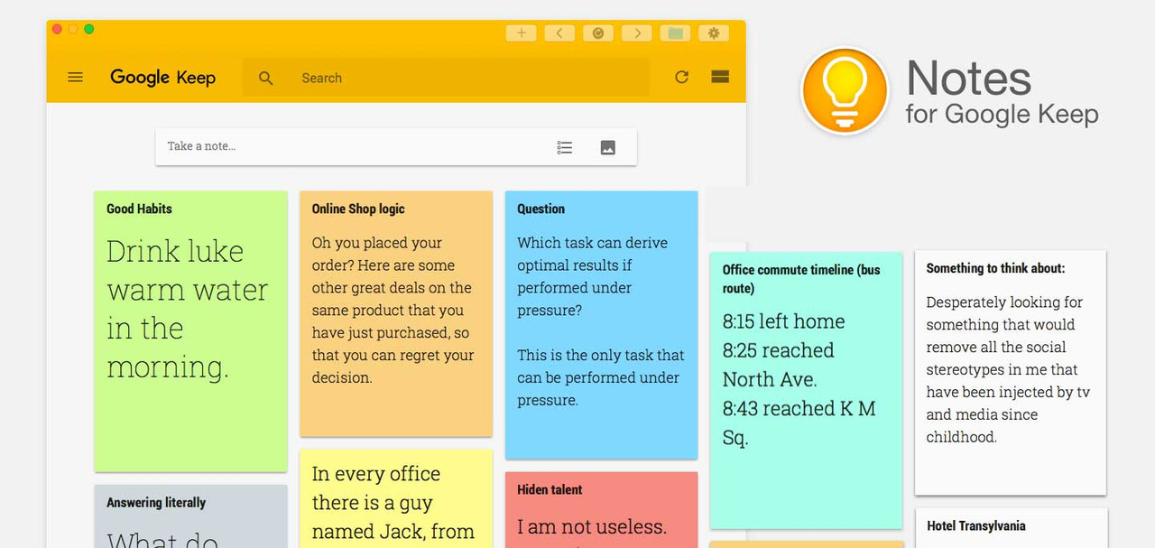 Google Keep Integration with Gmail