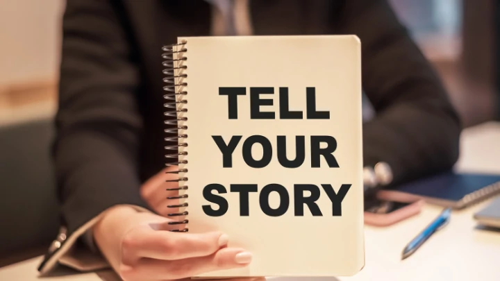 ภาพแสดงการเล่าเรื่องผ่าน Story Telling ที่น่าสนใจ มีลำดับเรื่องราวที่เชื่อมโยงกับสินค้าอย่างลงตัว