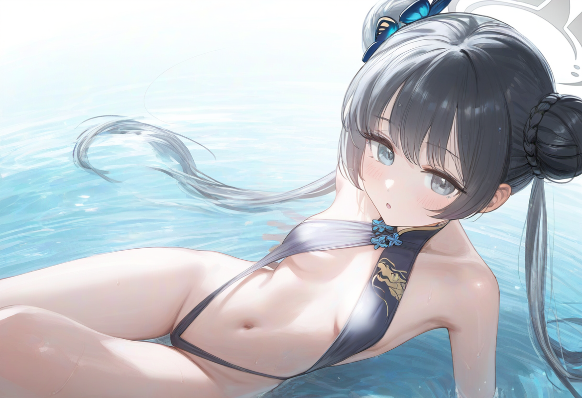 1girl, kisaki, blue archive, {kobayashi ritz}, {{reoen}}, [[liduke]], slingshot  s-2691238910