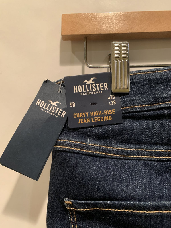 HOLLISTER CALIFORNIA CURVY HIGH RISE DENIM JEANS 29W 28L 9R | MDG Sales, LLC