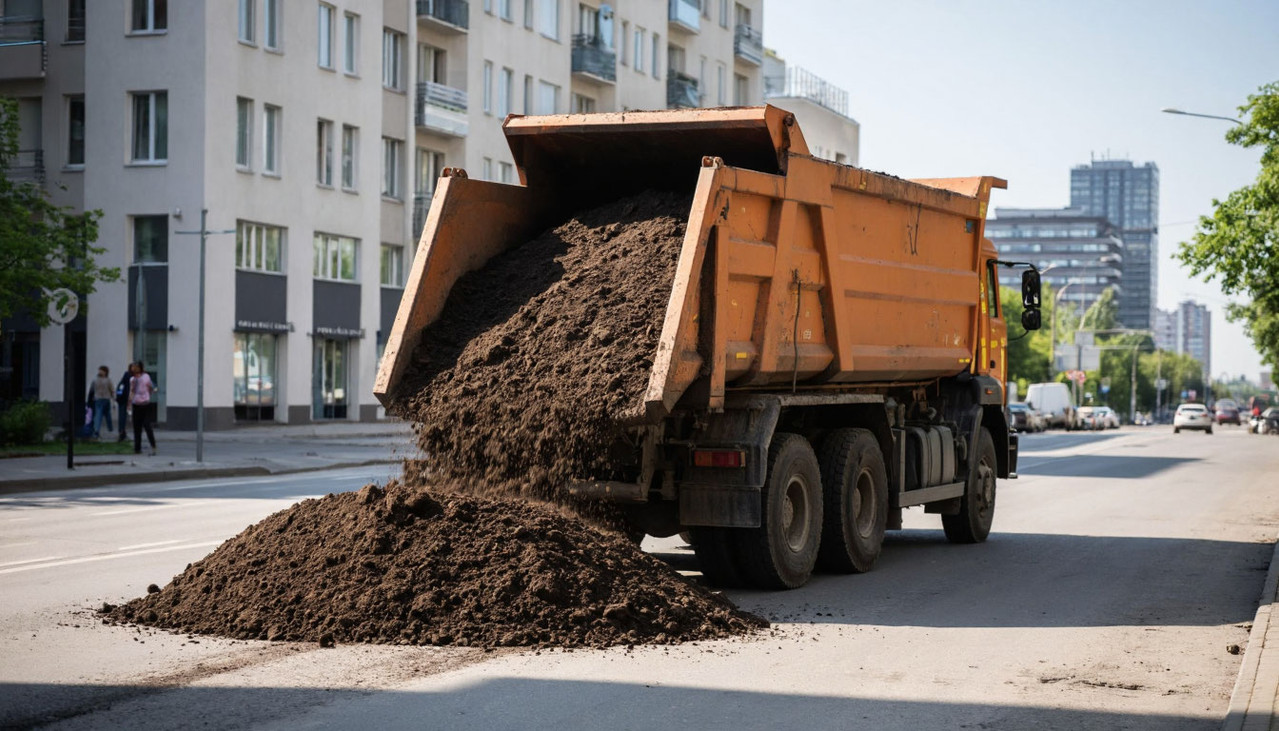 Вывоз грунта в Москве