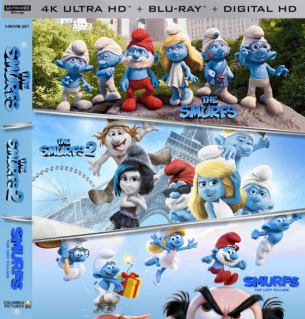Smerfy [1-3] Kolekcja / The Smurfs: 3 Movie Collection (2011-2017) MULTi.2160p.UHD.BluRay.Remux.HEVC.TrueHD.7.1-fHD / POLSKI DUBBING i NAPISY
