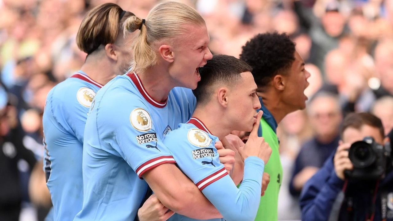 Manchester City humilla al United con otro hat-trick de Haaland