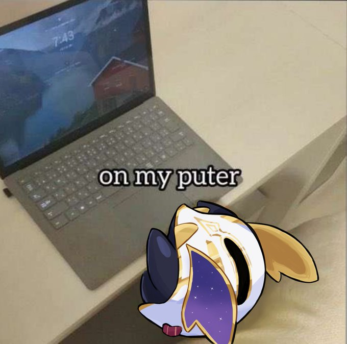 Numby on its puter