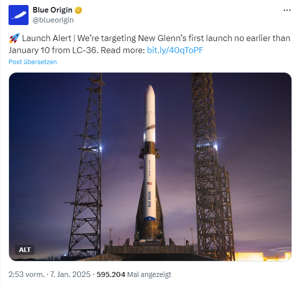 New Glenn Großrakete