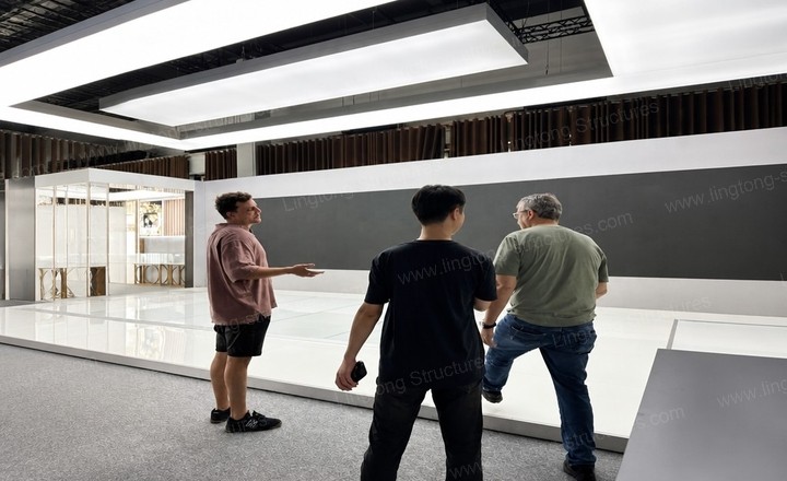 Lingtong Tent two-story exhibition tent structure