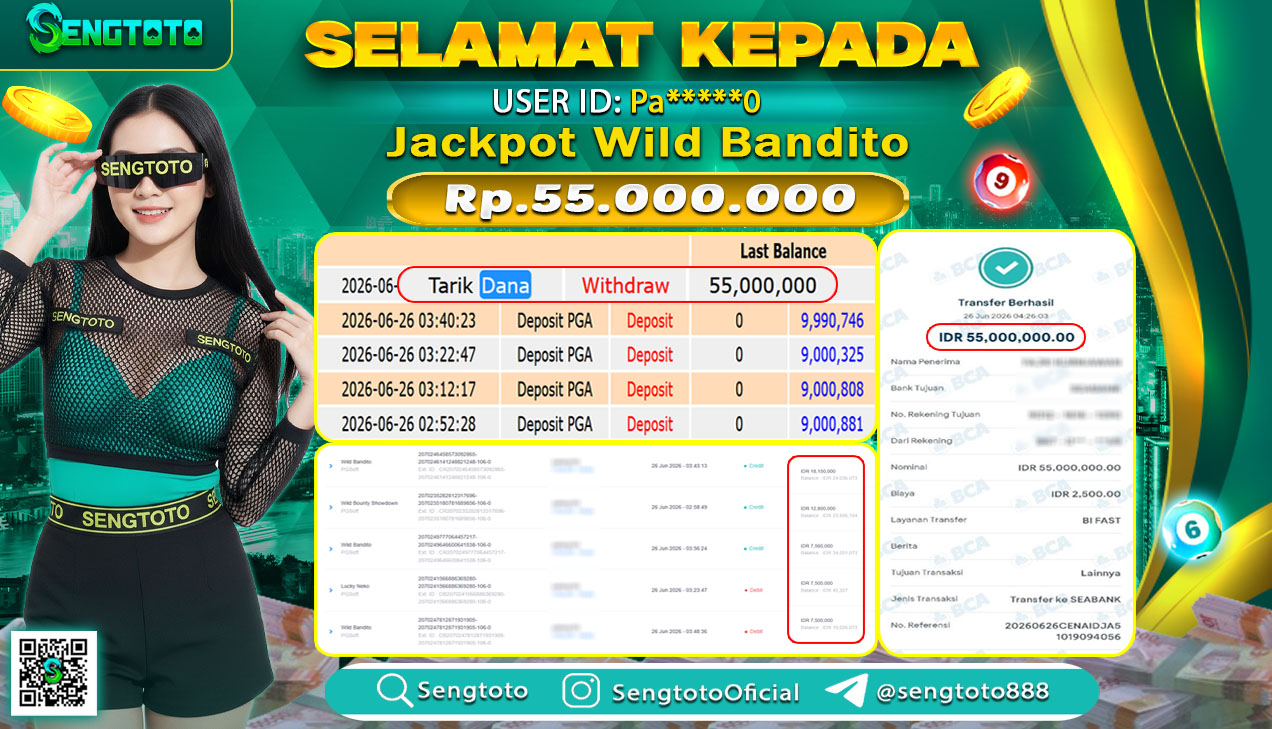 BUKTI PEMBAYARAN SLOT WILD BANDITO