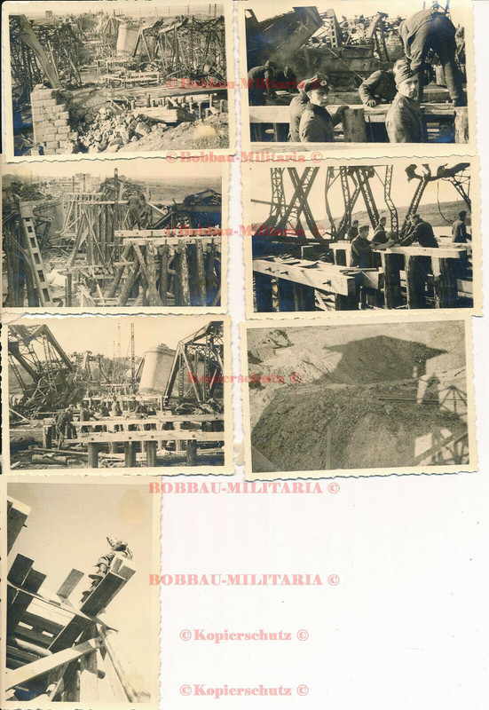 Ukraine Wassilkowka Woltschja Samara Bau der Eisenbahn Brücke Eis.Pio.Regt.1d