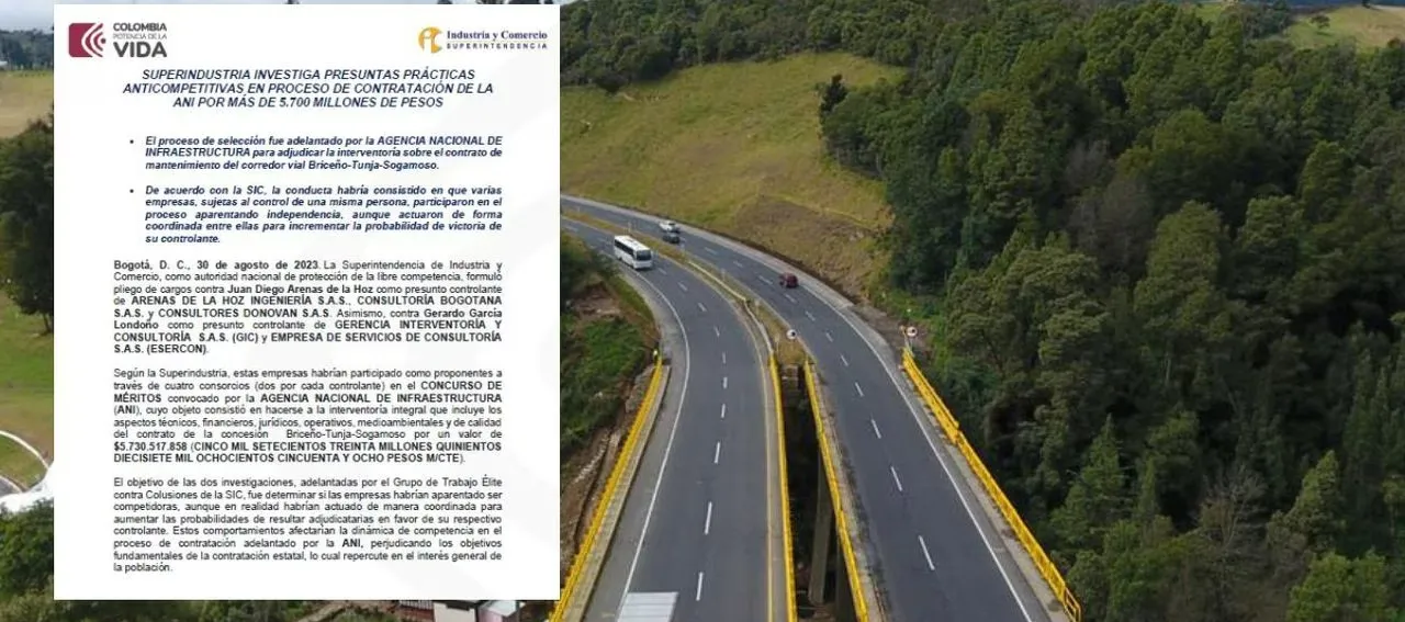 Investigan a tres empresas por presuntas irregularidades en contratos con la Agencia de Infraestructura