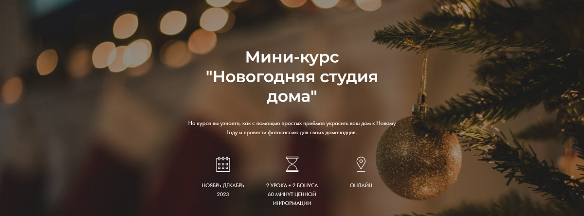 Новогодняя студия дома (Яна Савина)