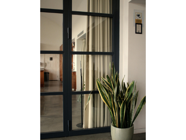 glass internal door