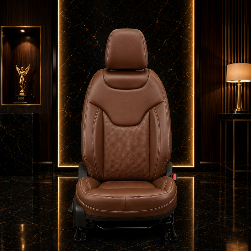 Tuscan Cognac perforated