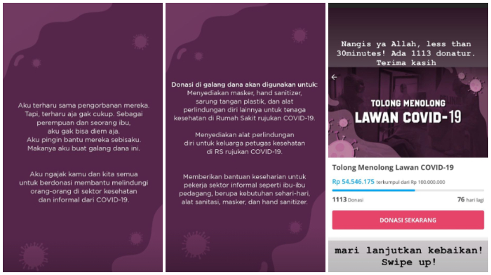 Rachel Vennya bercerita maksud dari penggalangan dana untuk penanganan virus corona sendiri