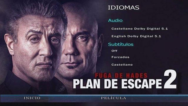 2 - Plan de Escape 2: Hades [DVD9 Custom][Pal][Cast/Ing][Sub:Cast][Acción][2018]