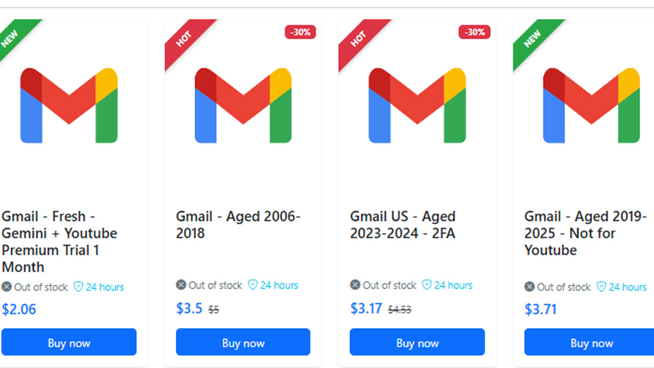 purchase bulk gmail accounts