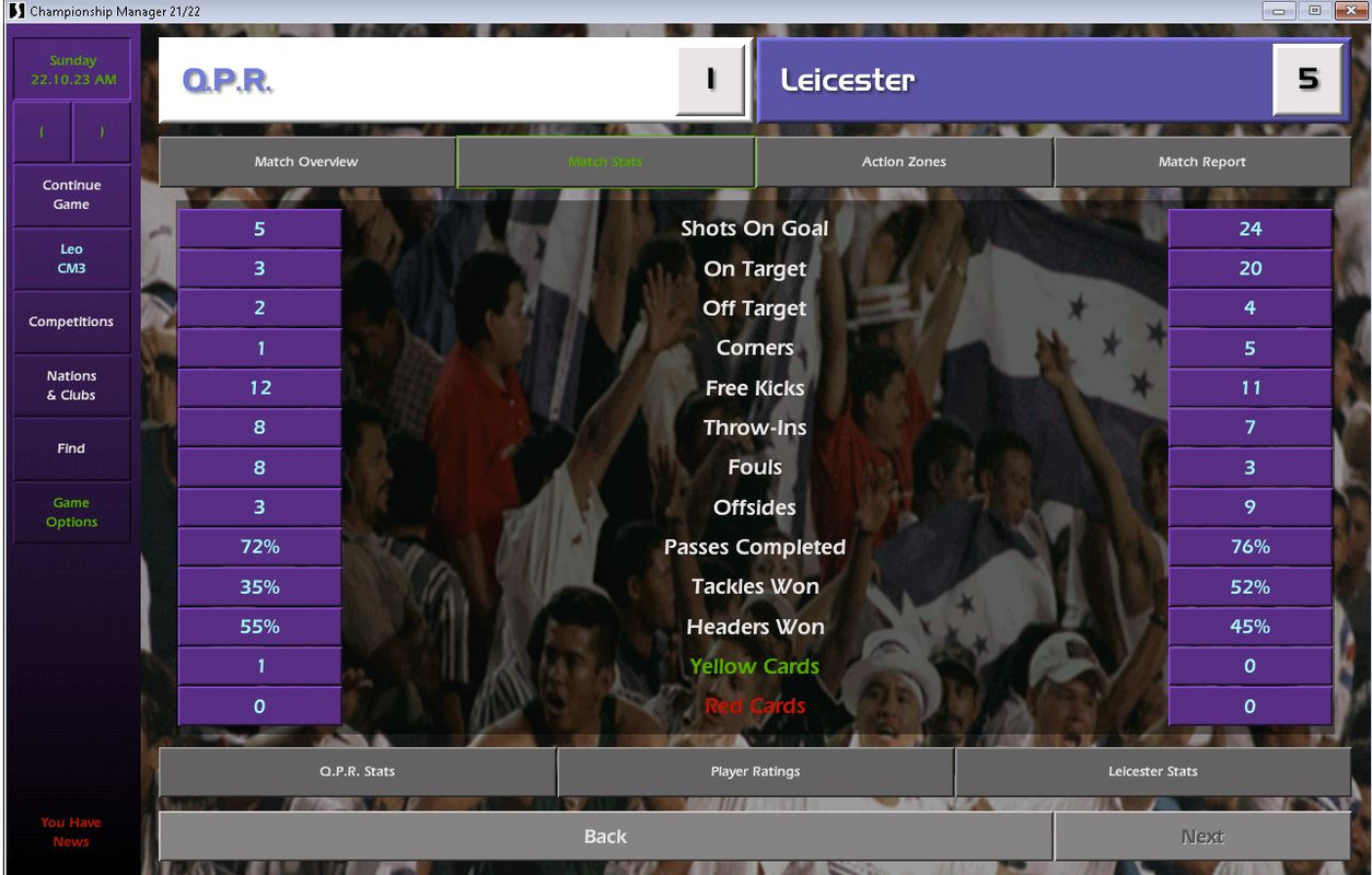 leicester defeat