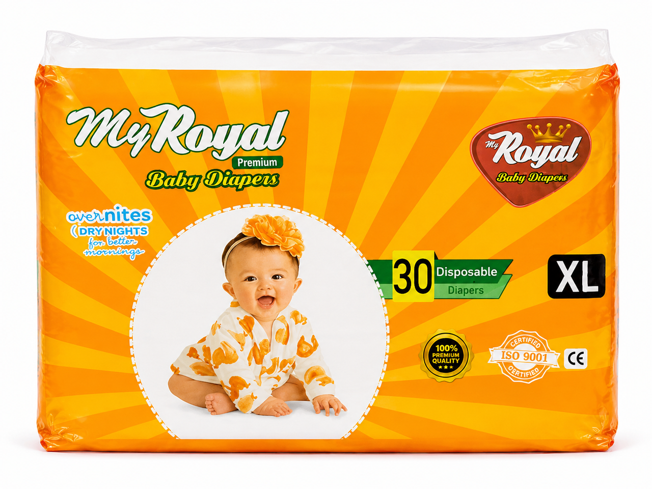 Royal Baby (XL) 12+kg 30pcs