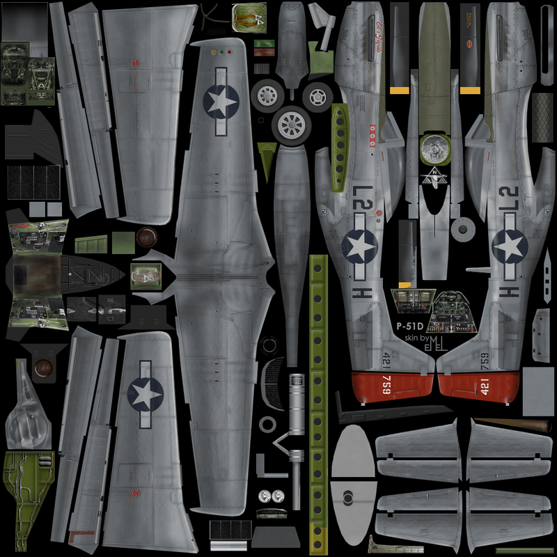 P-51D-10_Baker_434th FS_479th FG