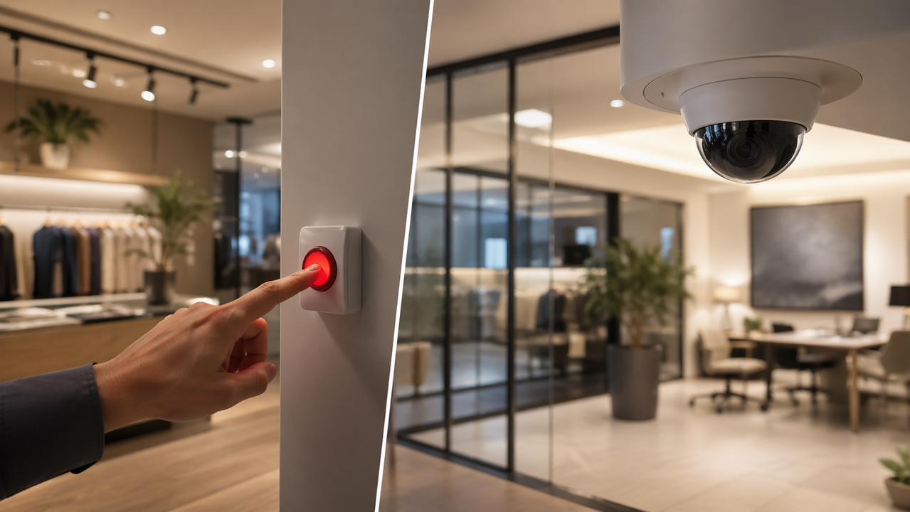 Тревожная кнопка vs Сигнализация: в чем разница и что выбрать для бизнеса?