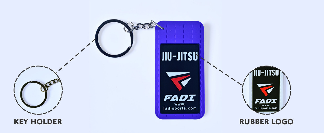 BJJ Belt Keychain Purple Rank