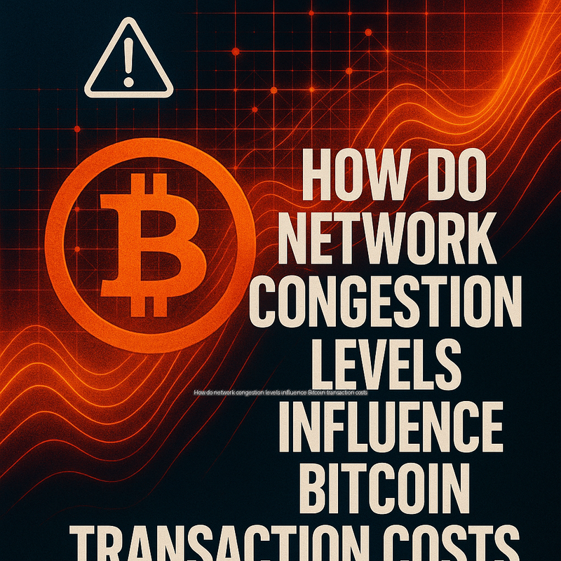 How do network congestion levels influence Bitcoin transaction costs