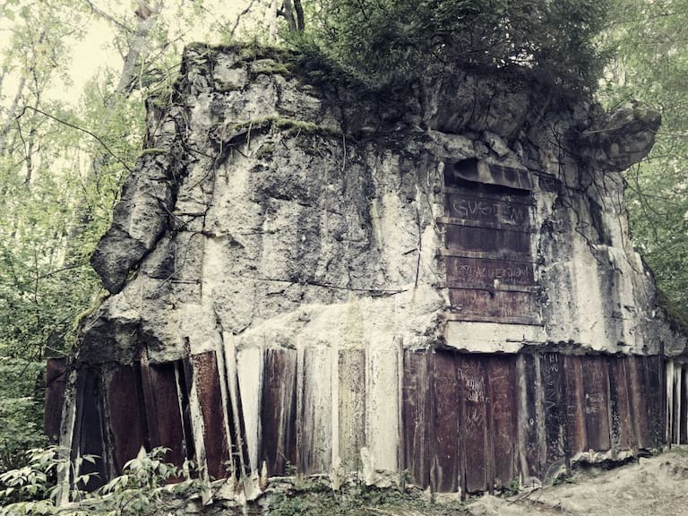 La guarida del lobo está en estado ruinoso. Dirk Messberger GETTY IMAGES