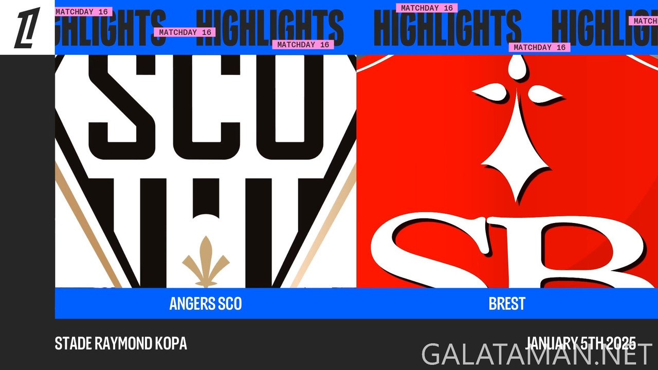 Angers SE RELANCE en CONTRARIANT Brest ¦ 16ème journée - Ligue 1 McDonald's 24⁄25 (1080p_25fps_H264-