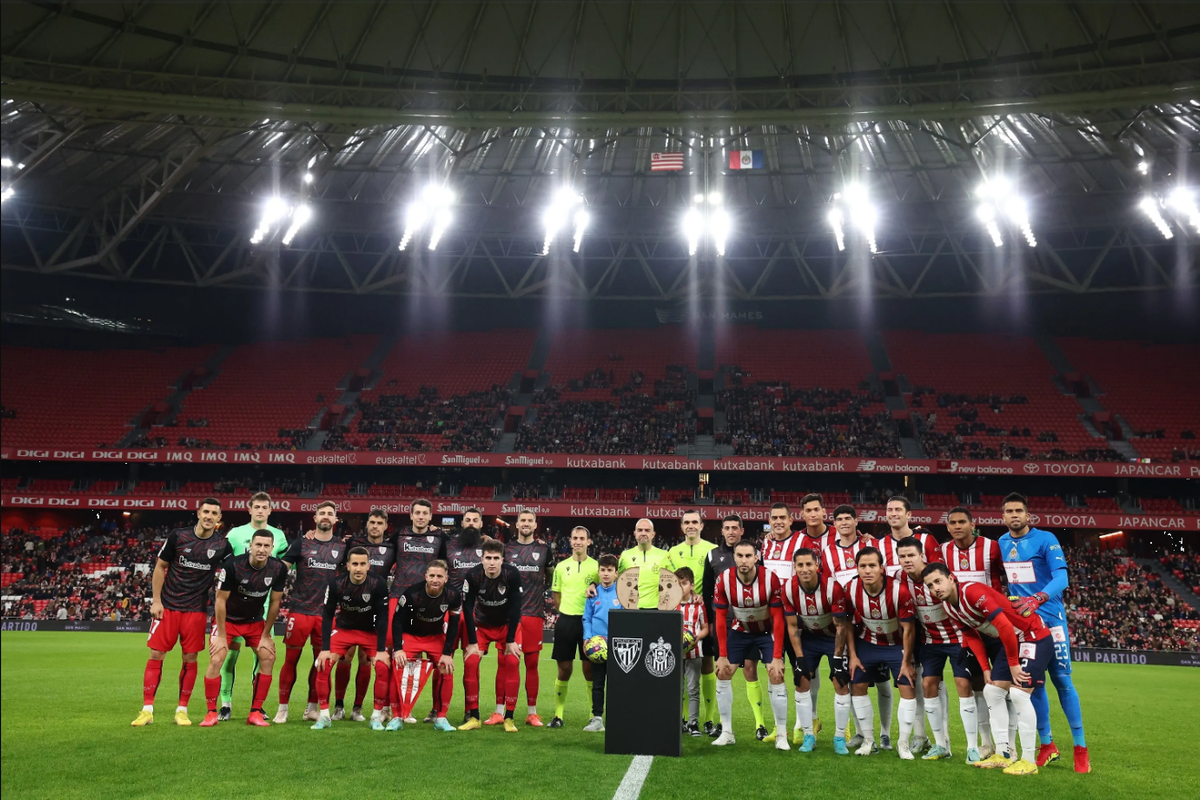 Chivas pierde su último amistoso en España contra el Athletic de Bilbao