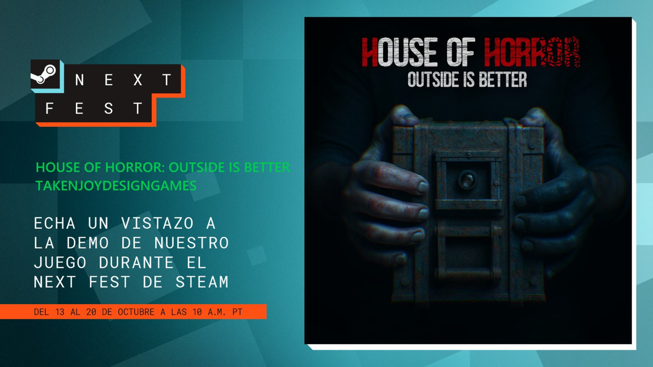 El juego argentino House Of Horror: Outside Is Better presenta nuevo tráiler y se suma al Next Fest de Steam