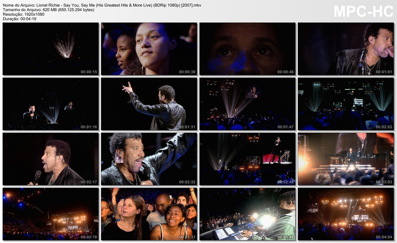 Lionel Richie - Say You, Say Me (His Greatest Hits & More Live) (BDRip 1080p) [2007]