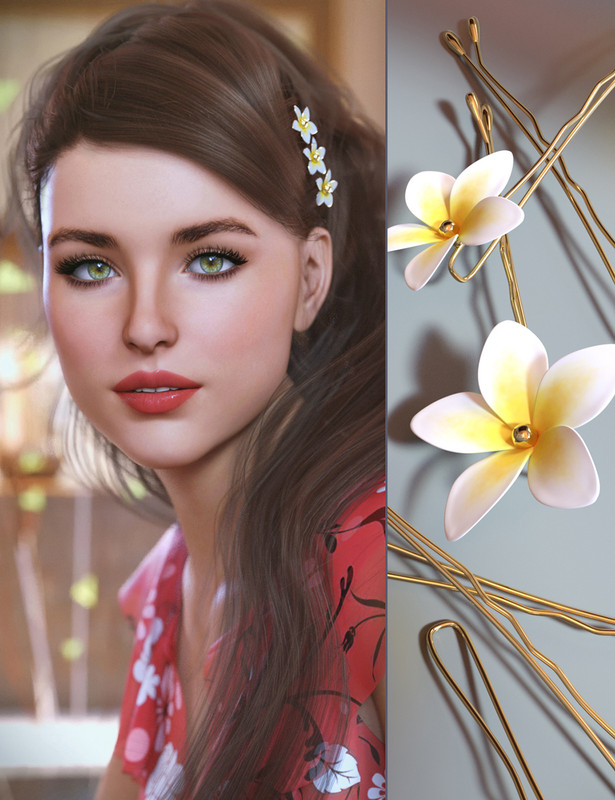 Jasmine for Genesis 8 and Jasmine Bobby Pin Jasmine for Genesis 8 and Jasmine Bobby Pin