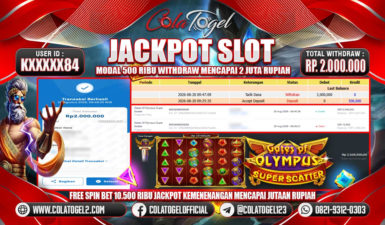 JACKPOT SLOT GACORR!!