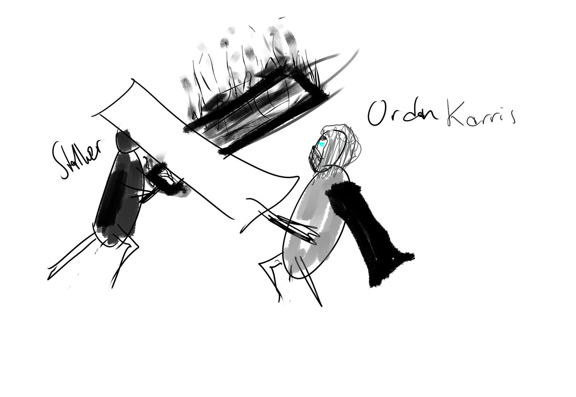 Crossing blades Stalker, Ordan