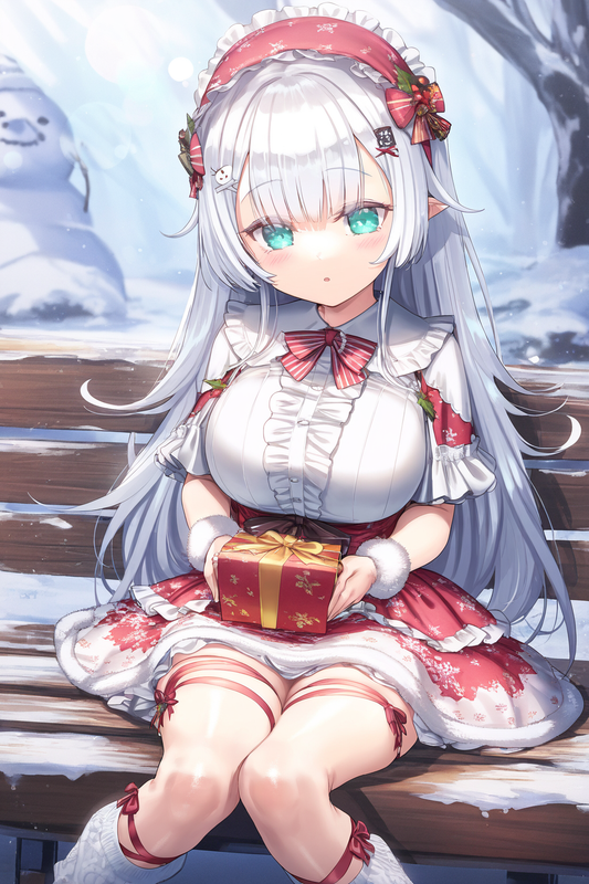 1girl, ks (xephyrks), ohlia, {kobayashi ritz}, reoen, [[liduke]],{{{{christmas o s-387346761