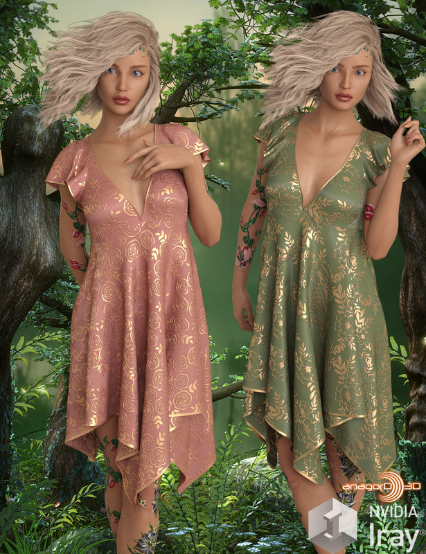 VERSUS – dForce – Handkerchief Dress for G8F