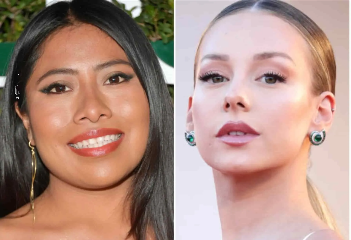 Ester Expósito se toma selfie con Yalitza Aparicio al coincidir en este proyecto