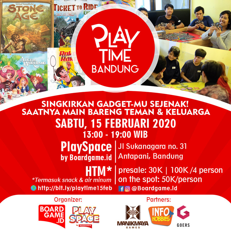 poster playtime bandung