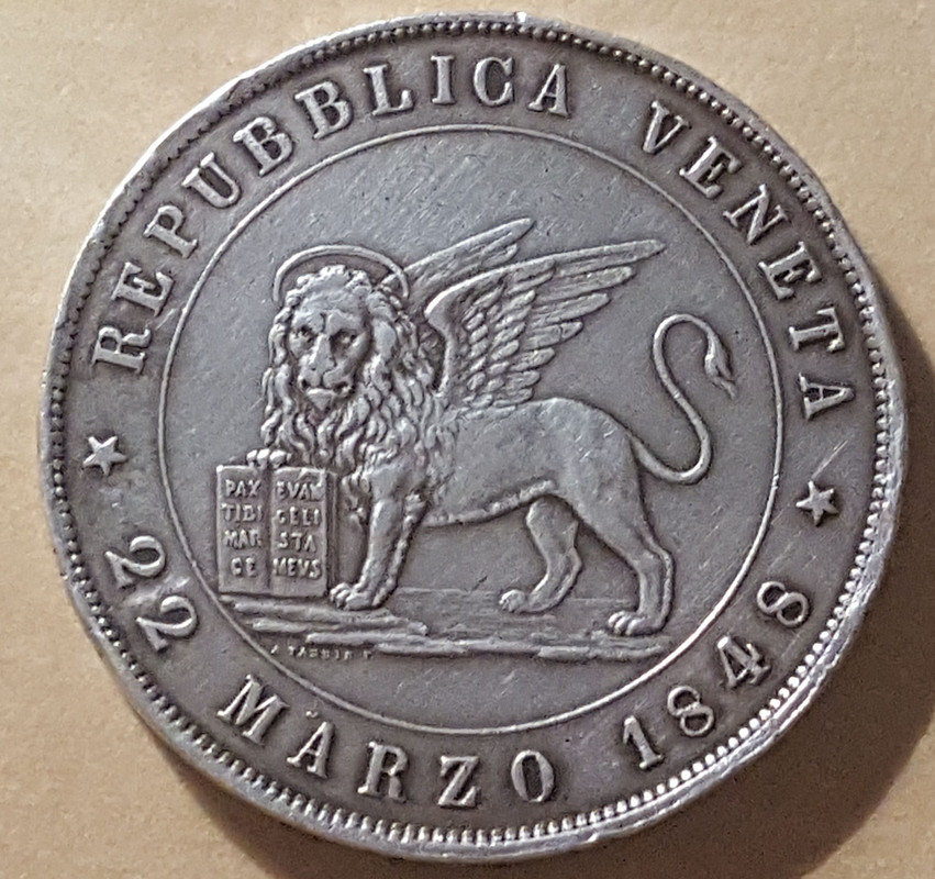 5 liras 1848 Venecia 20191008-190252
