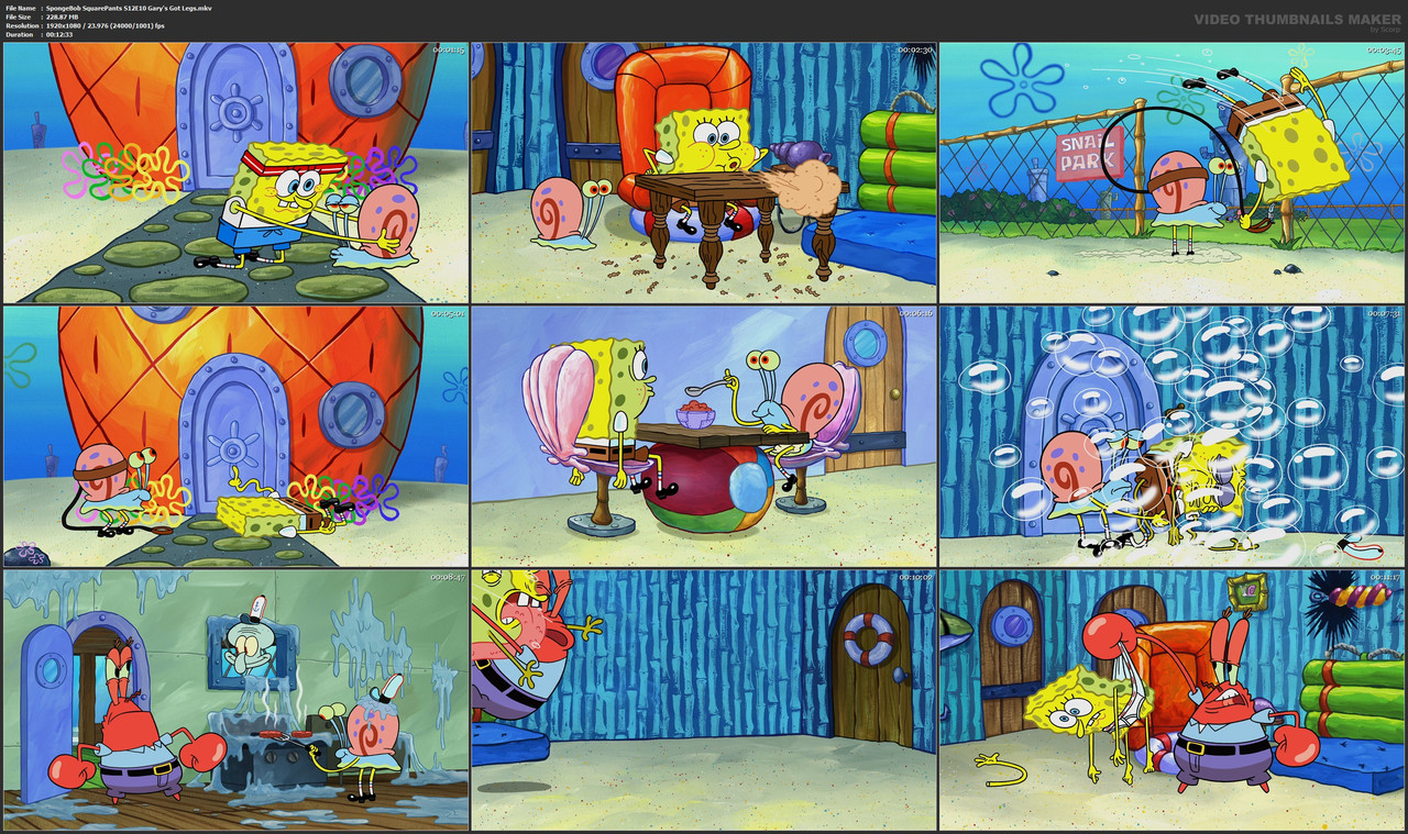 SpongeBob SquarePants S12E10 Gary's Got Legs.mkv