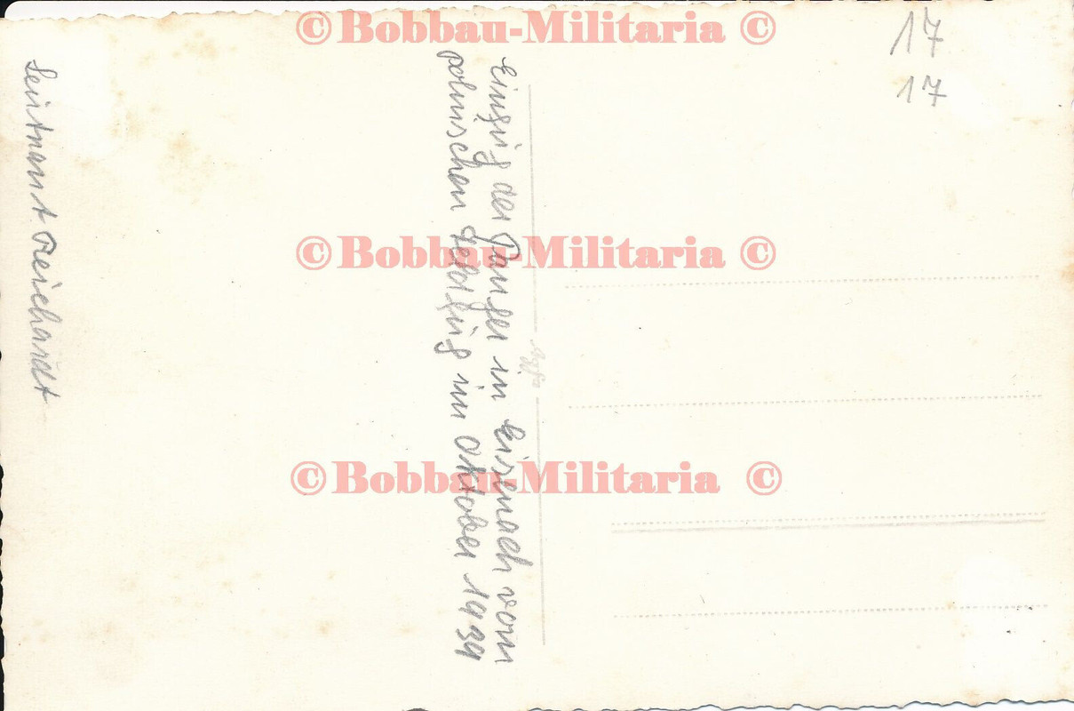 L7 Foto Karte Eisenach Oktober 1939 Panzer-Rgt.2 Lt. Reichardt tank postcard TOP (1)