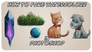 Faking Watercolour in Photoshop