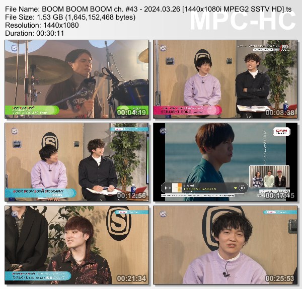 [TV-Variety] BOOM BOOM BOOM ch. #43 (SSTV 2024.03.26)