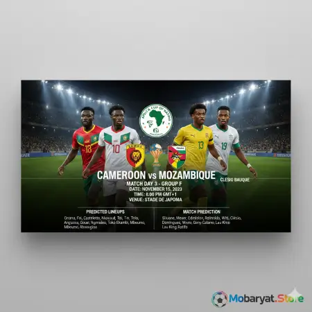 بث مباشر مباراة الكاميرون وموزامبيق اليوم في تصفيات أفريقيا