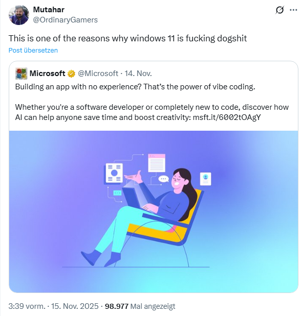 Microsoft zu Vibe Coding