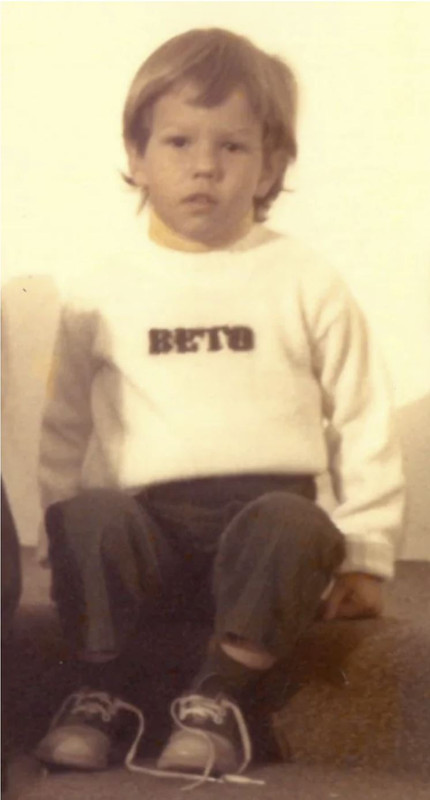 Beto O’Rourke in his childhood