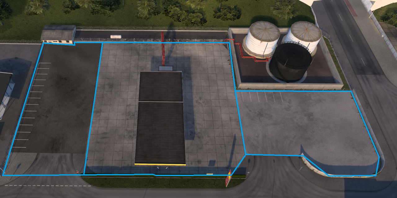 Gasstation (Collision)