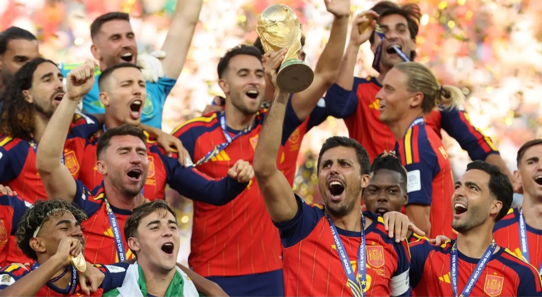 Spain deservedly won a desperately disappointing World Cup final as Ferran Torres' extra-time strike finally broke the resistance of 10-man Argentina
